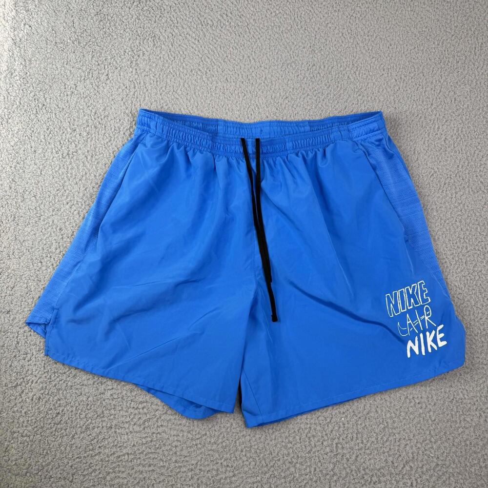 Y2k Nike Air Jordan Mesh Lined Blue Shorts Men 2XL (34 Inch Waist)